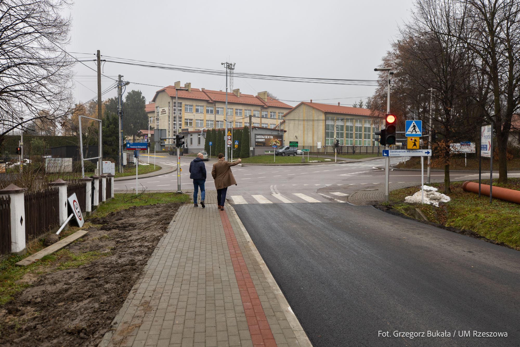 zdjęcie chodnika przy ul. Powstańc&oacute;w Śląskich, fot. Grzegorz Bukała, Urząd Miasta Rzeszowa